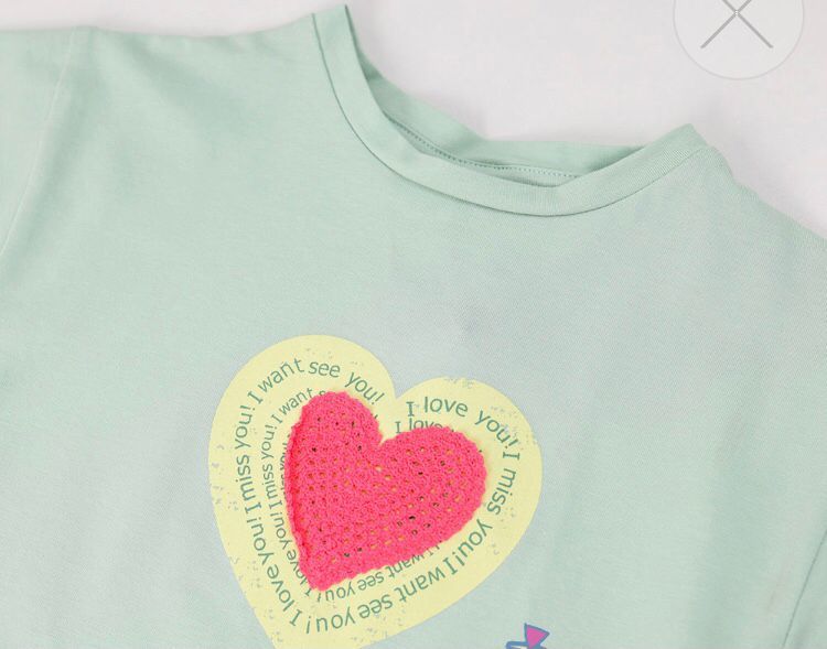Kalpli Kız Çocuk Tshirt