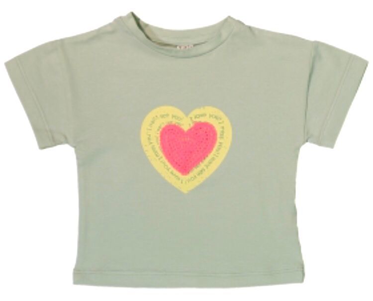 Kalpli Kız Çocuk Tshirt