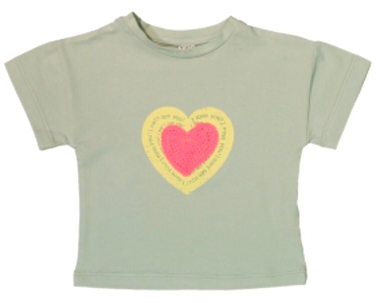 Kalpli Kız Çocuk Tshirt