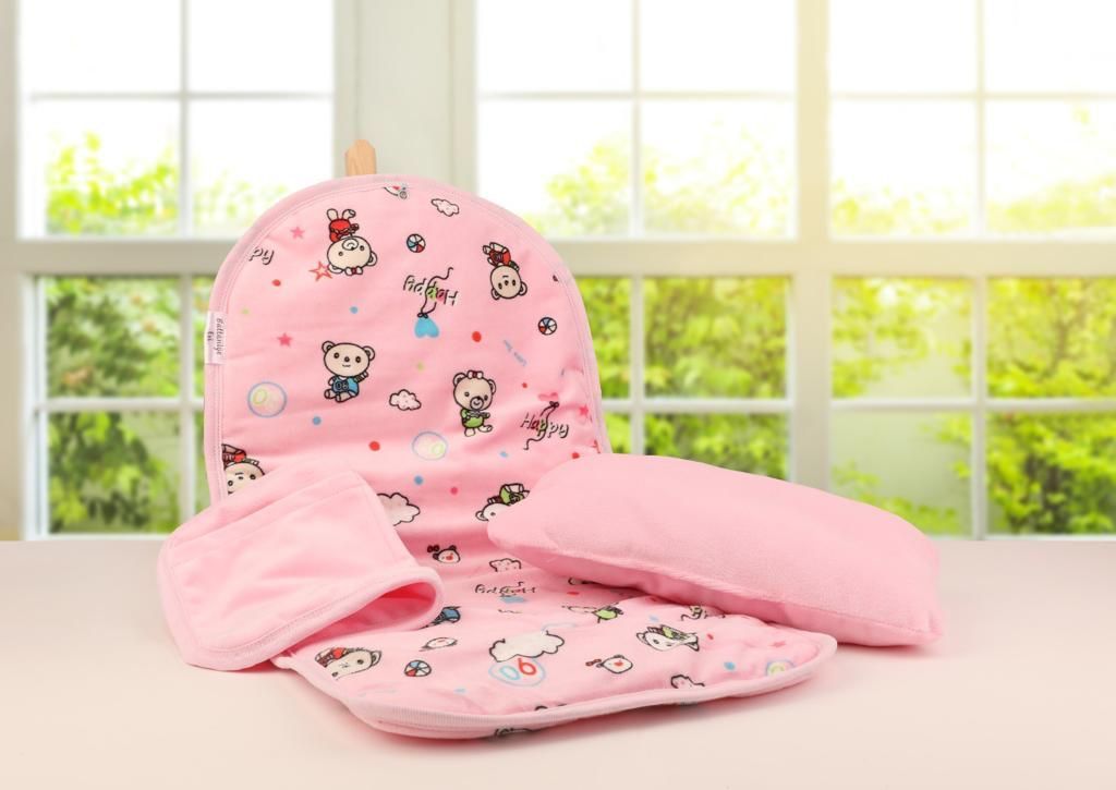 Yeni Doğan Ayıcıklı Alt Açma Seti Pembe