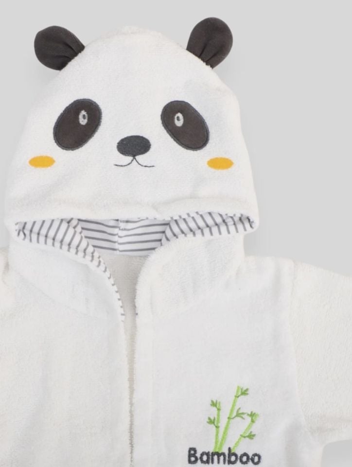 Koala Desenli Bambu Bebek Bornoz Seti