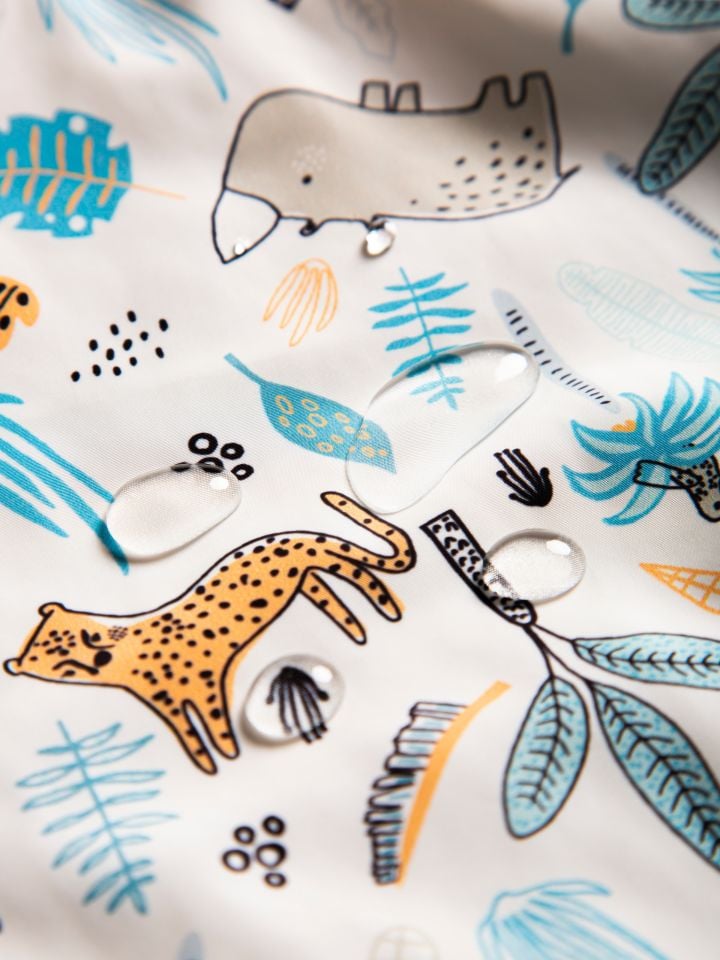 Kapüşonlu Mevsimlik Çocuk Yağmurluk  Penye Pamuk Astarlı