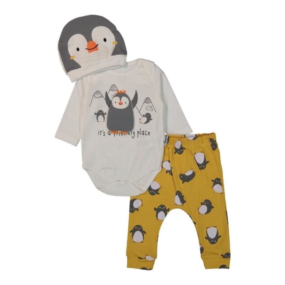 Miniworld Penguenli Alt Üst Bebek Badili Takım