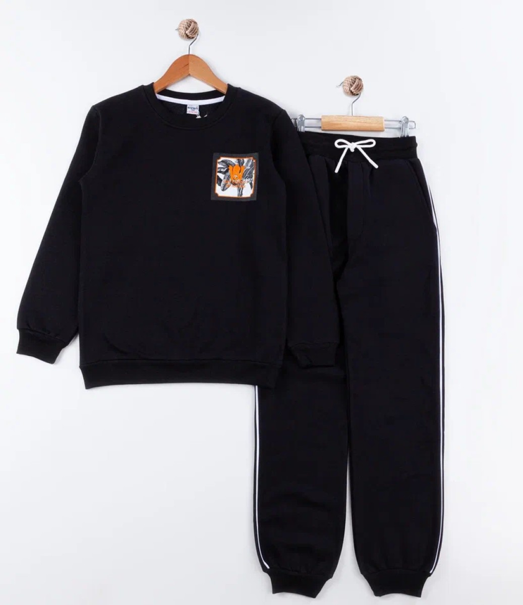 Get Inspred  Baskılı 3 İp Çocuk Eşofman Takım