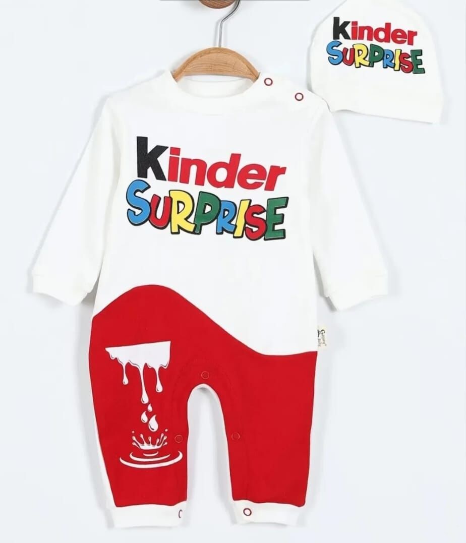 Kinder Suprise Baskılı Çocuk Tulum