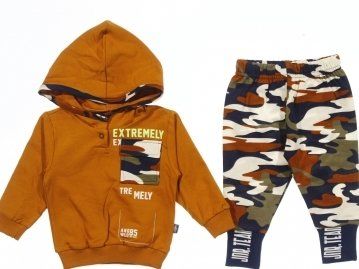 Nazar Baby Exremely Baskılı Alt Üst Bebek Takım 2'li 18-24