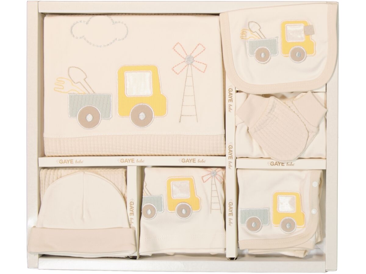 Kamyon Desenli 10 Lu Yenidoğan Hastane Çıkışı