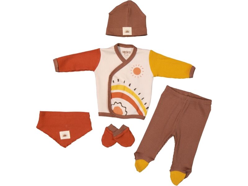 Baskılı Fitilli 5 Li Set