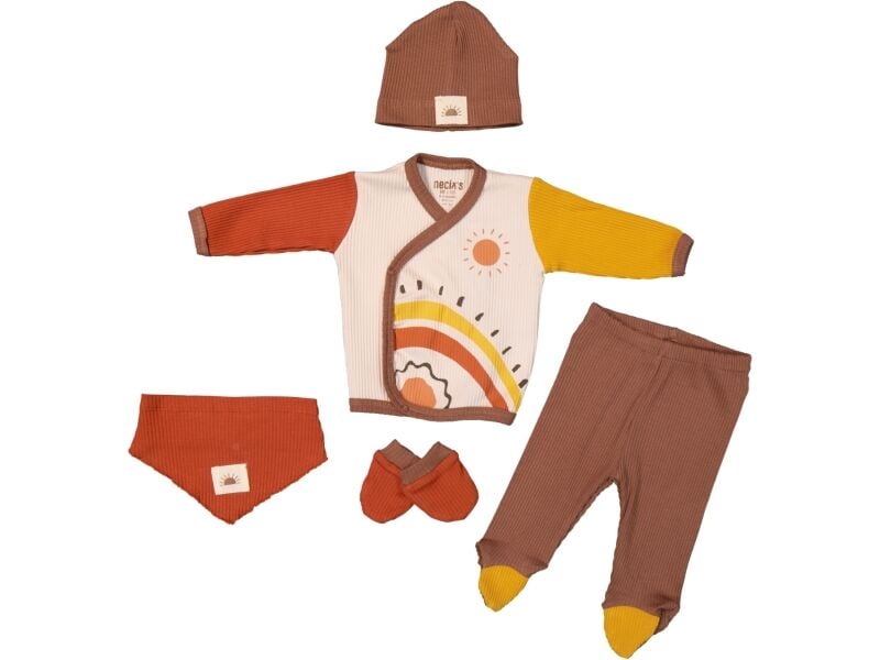 Baskılı Fitilli 5 Li Set