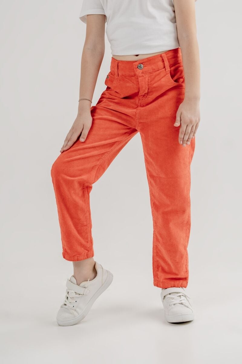 Kız Çocuk Kadife Pantolon