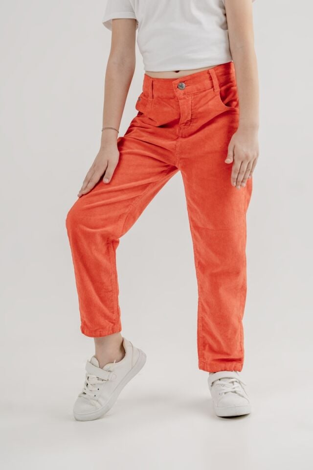 Kız Çocuk Kadife Pantolon