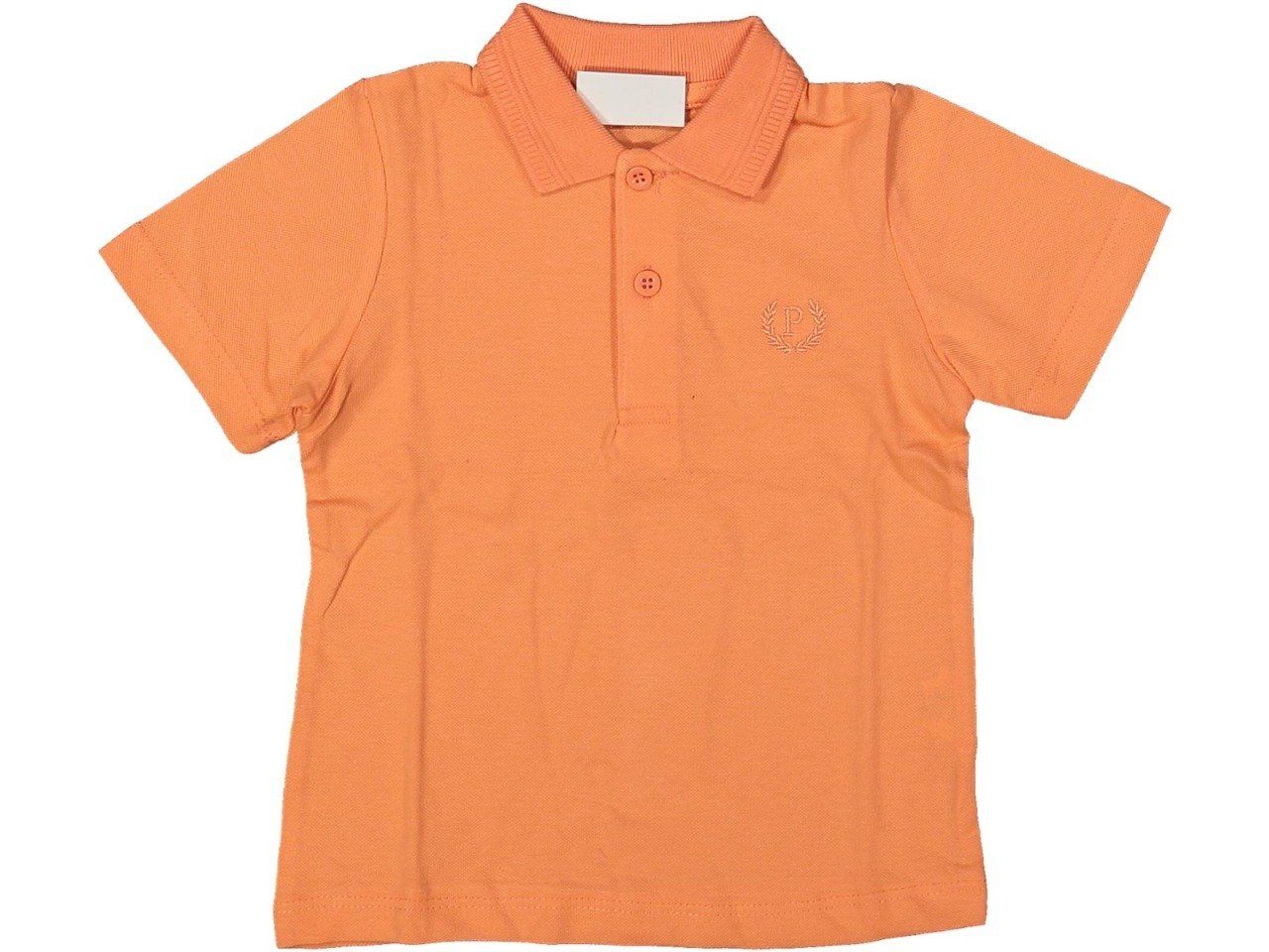 Polo Yaka Çocuk T-shirt Turuncu 3 Yaş