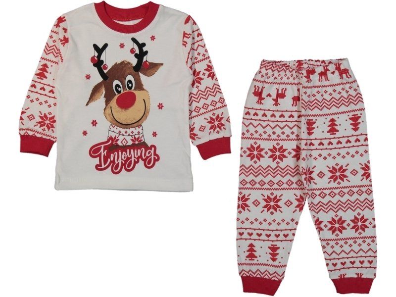 Geyikli Bebek Pijama Takımı 3 Yaş