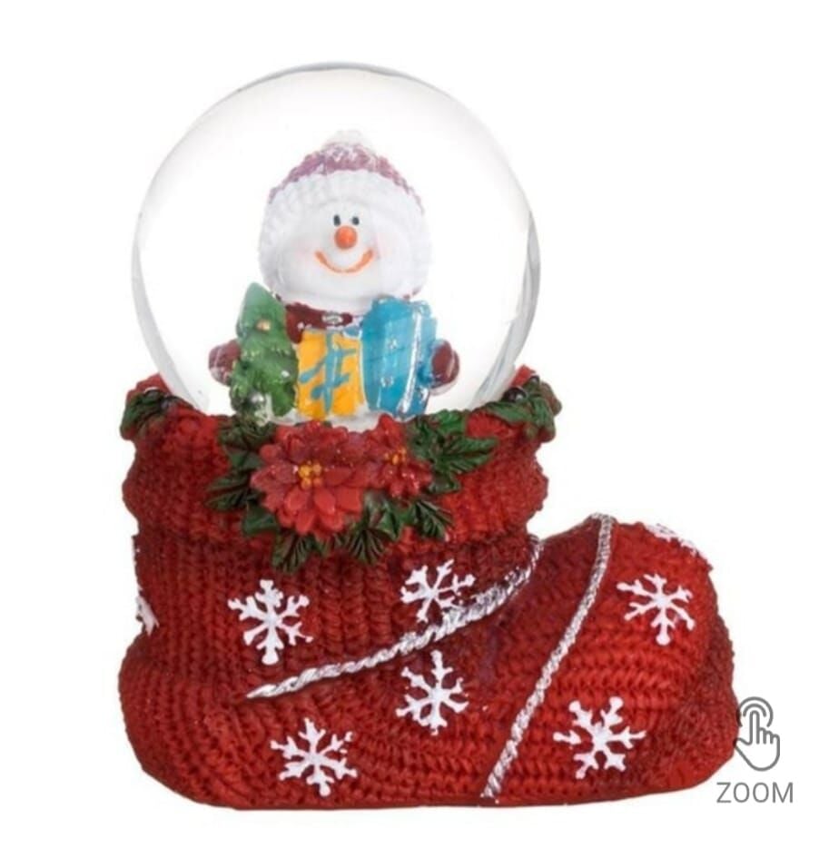 Kardan Adamlı Cam Mini Kar Küresi