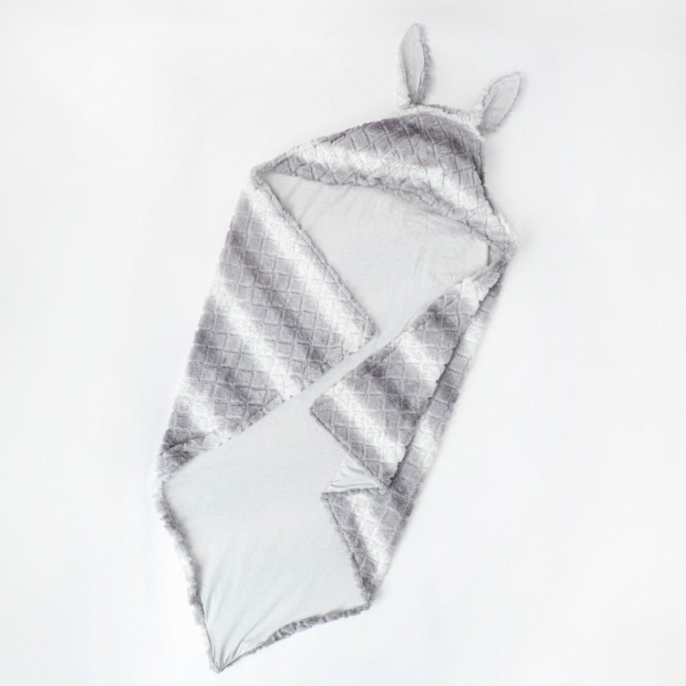 Yumuşacık Ekose Peluş Bebek Battaniyesi 100*100 CM