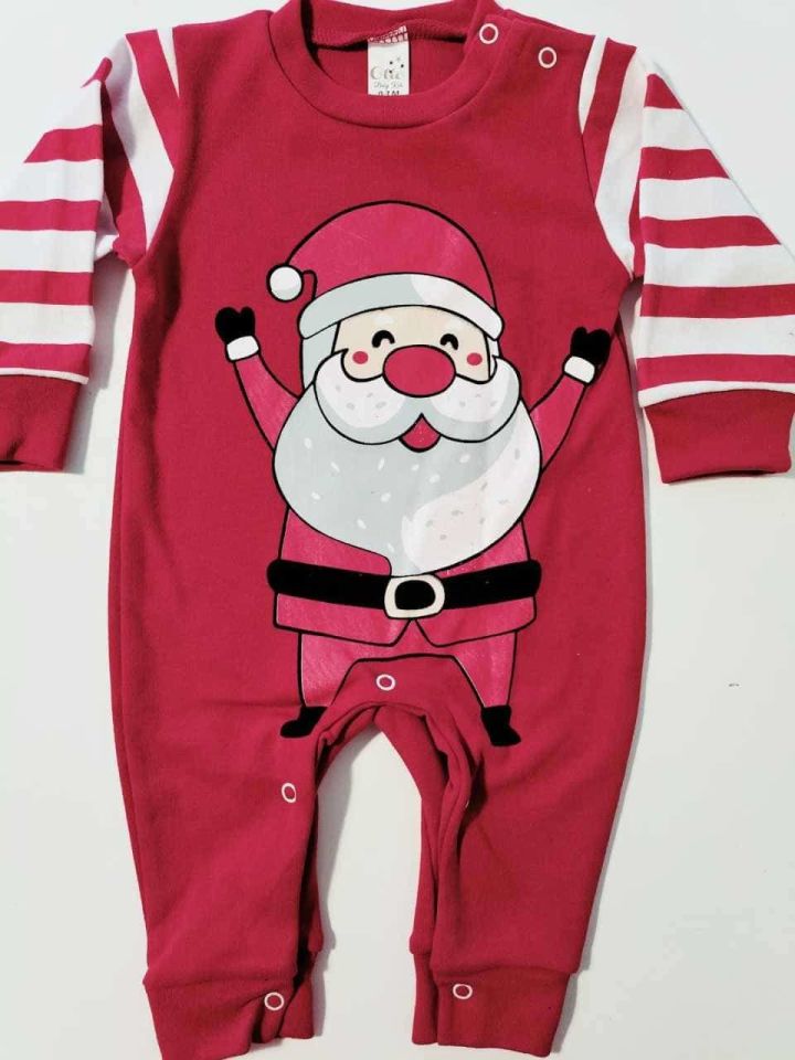 Noel Babalı Bebek Yılbaşı Kıyafeti 9-12