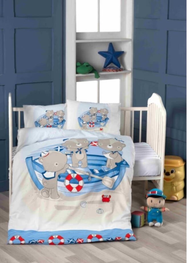 Denizci Ayıcıklar Temalı Nevresim Takımı