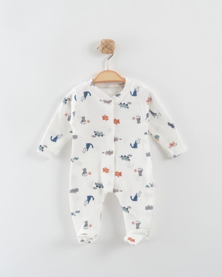 Bebek Tulum Safari Baskılı %100 Pamuk