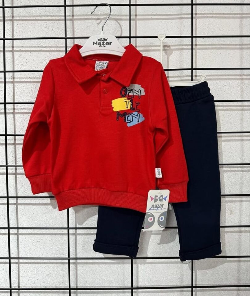 Erkek Çocuk Takım Gentlemen %100 Pamuk