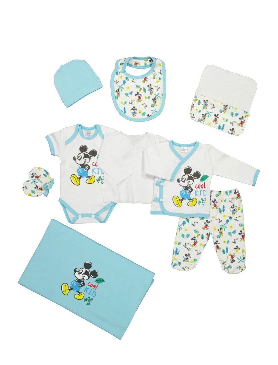 Mickey Mouse Lisanslı 10'Lu Hastane Çıkışı