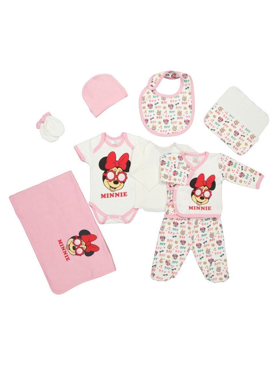 Minnie Mouse Lisanslı 10'Lu Hastane Çıkışı