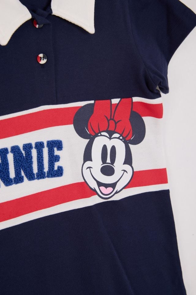 Minnie Lisansli Elbise Lacivert