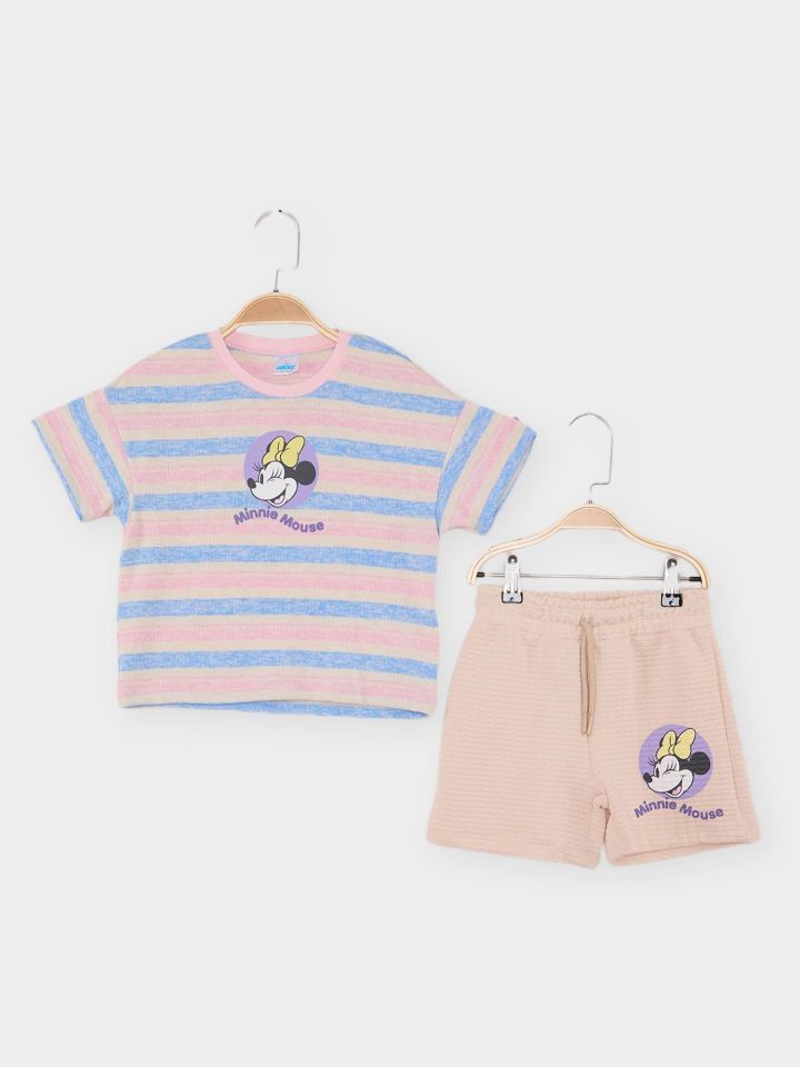 Minnie Lisansli 2'Li Takim Pembe