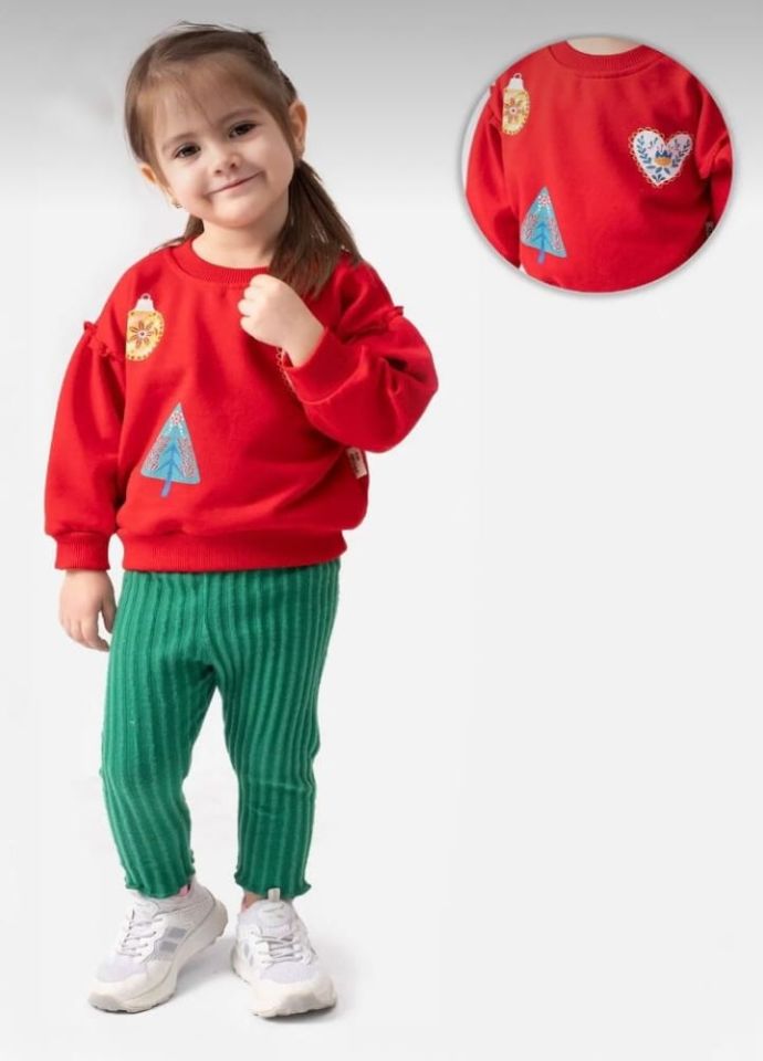Yeni Yıl Temalı Kız Bebek Takım