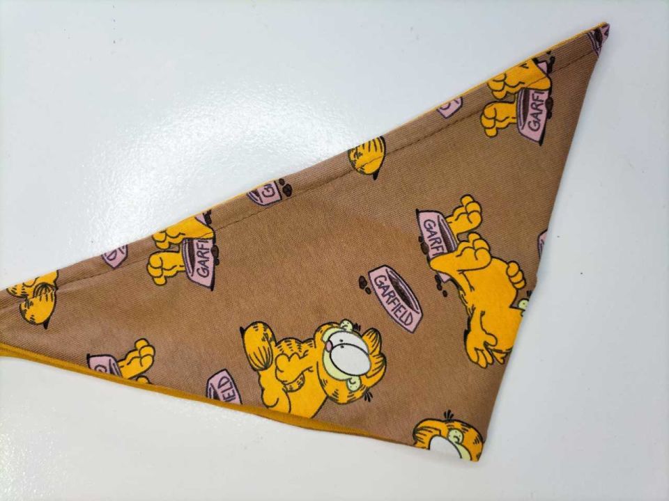 Garfield Baskılı Cepli Fularlı Bebek Takım 18-24