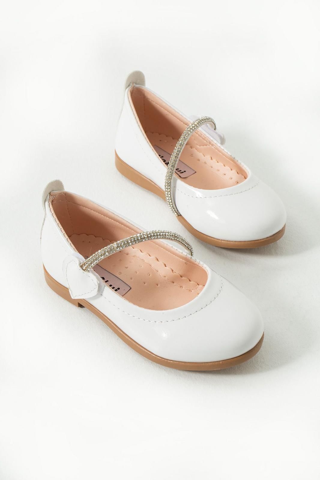 Mia lui Kız Çocuk Babet Ayakkabı Beyaz