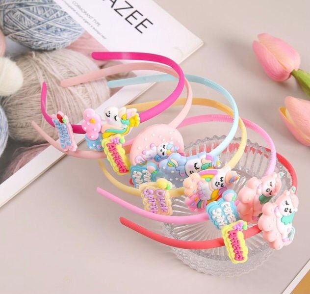Unicorn Detaylı Kız Çocuk Taç